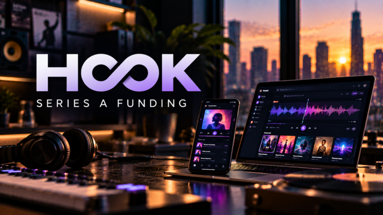 Hook Series A $10M funding and AI-powered social music platform