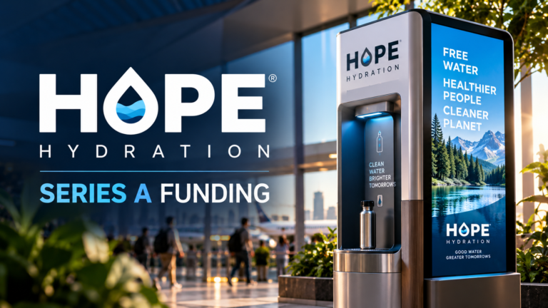 HOPE Hydration Series A $20M funding and HydroStation